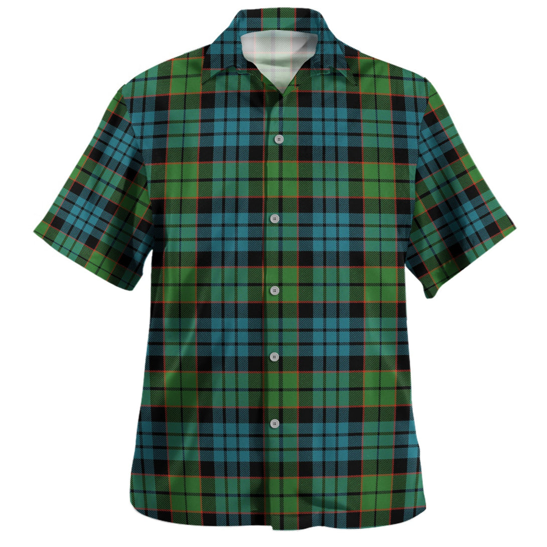 Fletcher Family Ancient Clan Badge Tartan Hawaiian Shirt