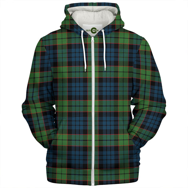 Fletcher Family Modern Clan Badge Tartan Sherpa Hoodie