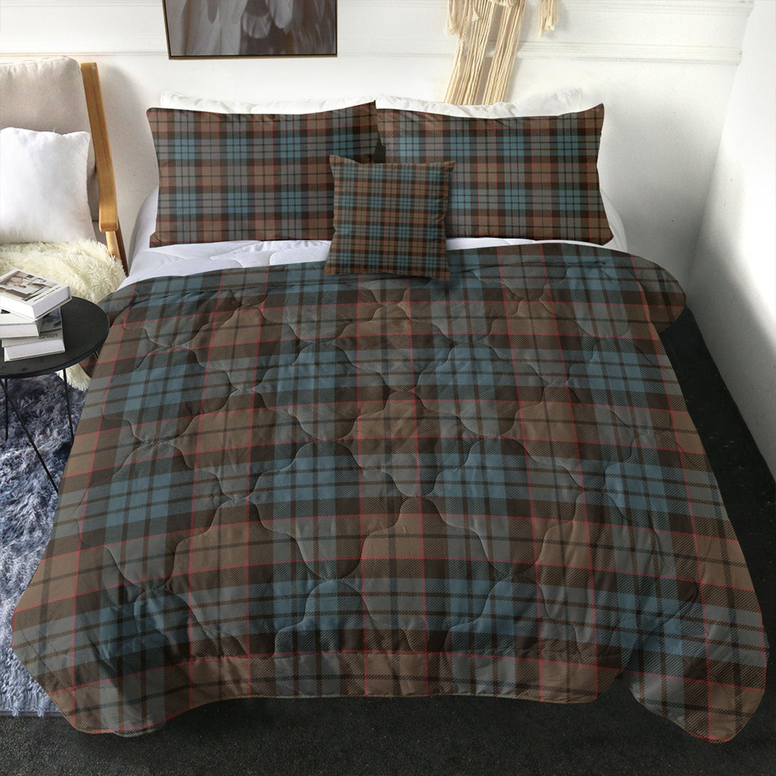 Fletcher Family Weathered Clan Badge Tartan Comforter