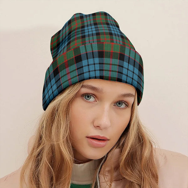 Fletcher of Dunans Clan Badge Tartan Knitted Beanie