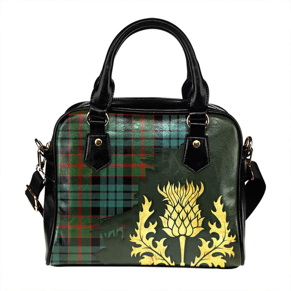 Fletcher of Dunans Tartan Shoulder Handbag Thistle Oldest Style