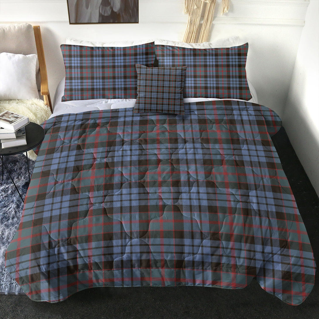 Fletcher of Dunans Weathered Clan Badge Tartan Comforter