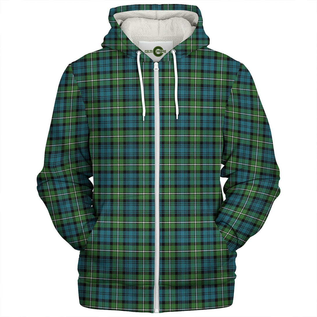 Forbes Ancient Clan Badge Tartan Sherpa Hoodie