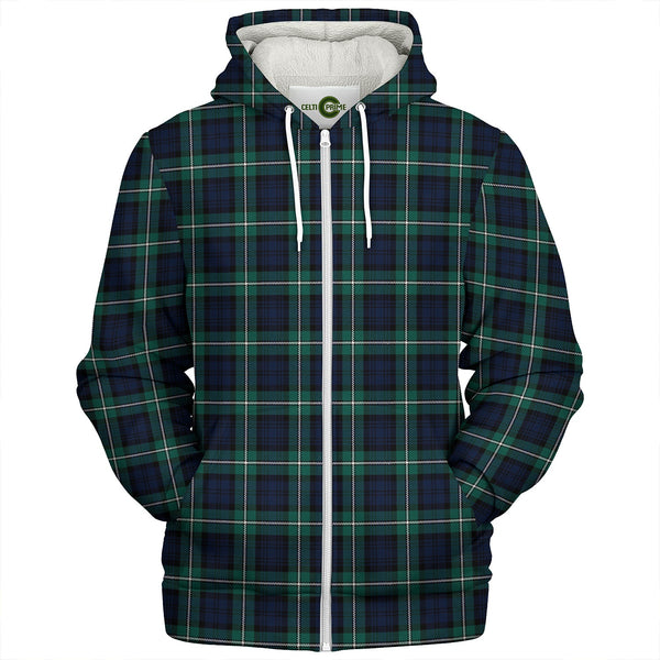 Forbes Modern Clan Badge Tartan Sherpa Hoodie