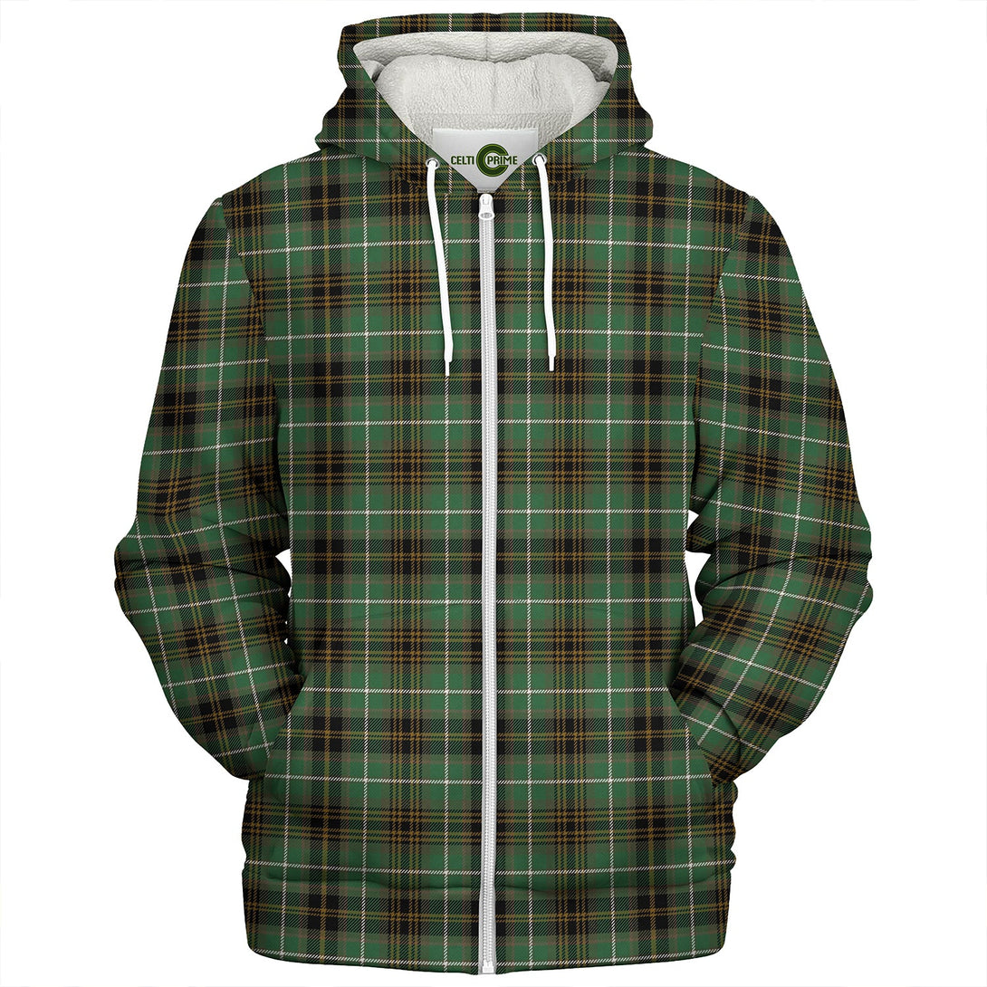 Forbes of Druinnor Ancient Clan Badge Tartan Sherpa Hoodie