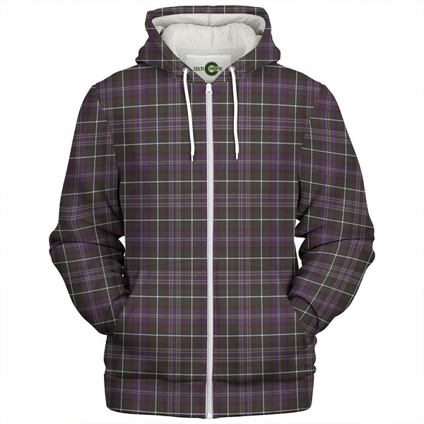 Forbes of Druinnor Weathered Clan Badge Tartan Sherpa Hoodie