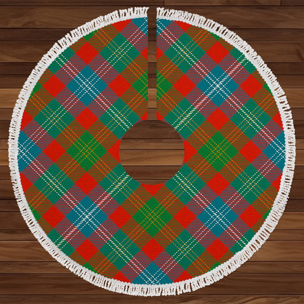 Forrester Ancient Clan Badge Tartan Christmas Tree Skirt