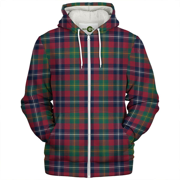 Forrester Modern Clan Badge Tartan Sherpa Hoodie