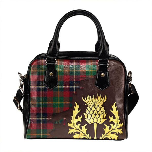 Forrester Modern Tartan Shoulder Handbag Thistle Oldest Style