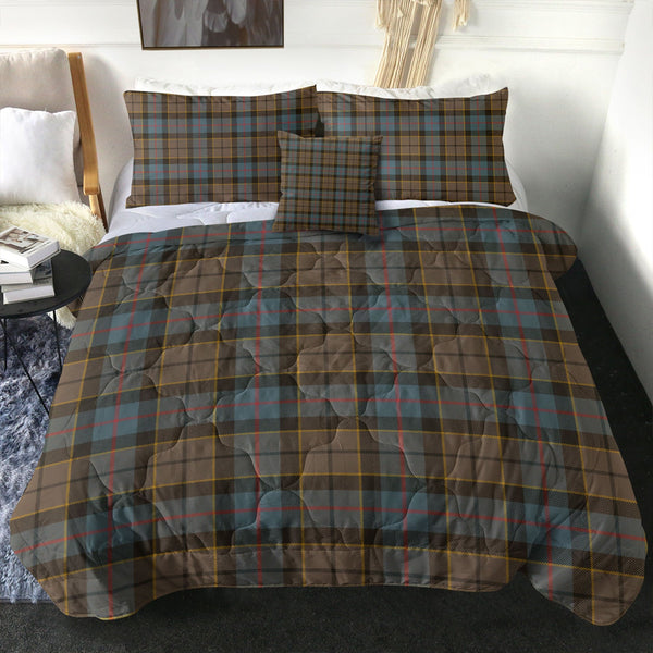 Forsyth Weathered Clan Badge Tartan Comforter