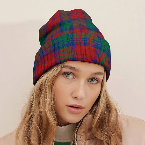 Fotheringham Modern Clan Badge Tartan Knitted Beanie