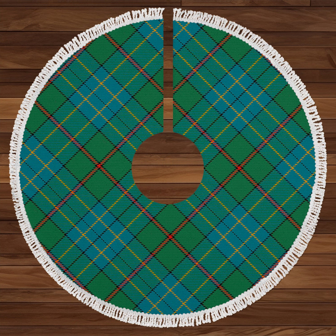 Fox Hunting Ancient Tartan Christmas Tree Skirt