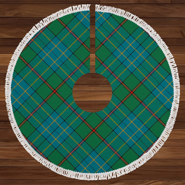 Fox Hunting Ancient Tartan Christmas Tree Skirt