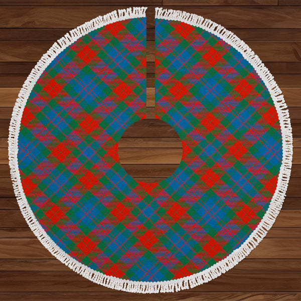 Fraser 78th Highlanders Ancient Tartan Christmas Tree Skirt