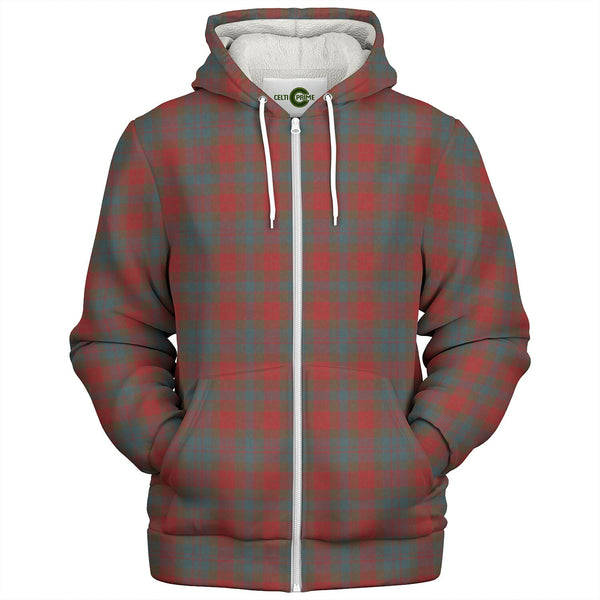 Fraser 78th Highlanders Weathered Tartan Sherpa Hoodie