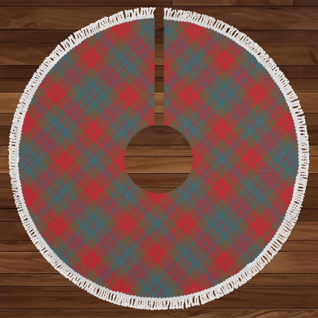 Fraser 78th Highlanders Weathered Tartan Christmas Tree Skirt