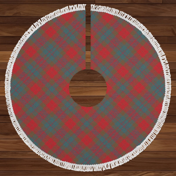 Fraser 78th Highlanders Weathered Tartan Christmas Tree Skirt