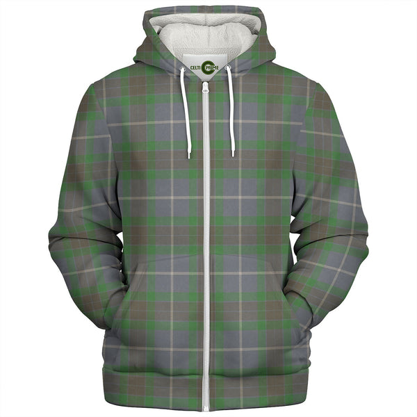 Fraser Green Ancient Tartan Sherpa Hoodie