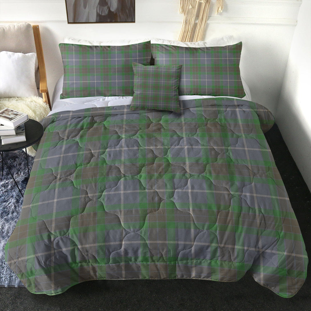 Fraser Green Ancient Tartan Comforter