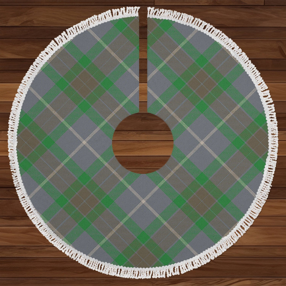 Fraser Green Ancient Tartan Christmas Tree Skirt