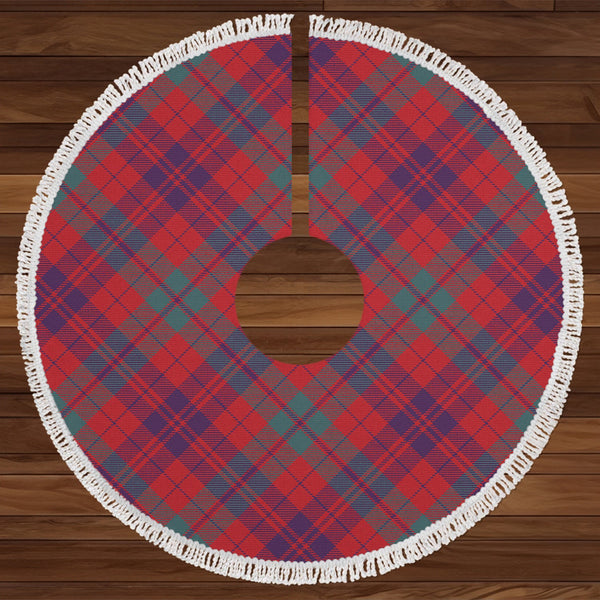 Fraser (Wilson 1820) Weathered Tartan Christmas Tree Skirt