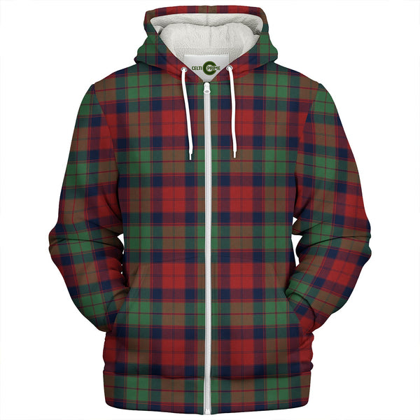 Fraser of Altyre Modern Clan Badge Tartan Sherpa Hoodie