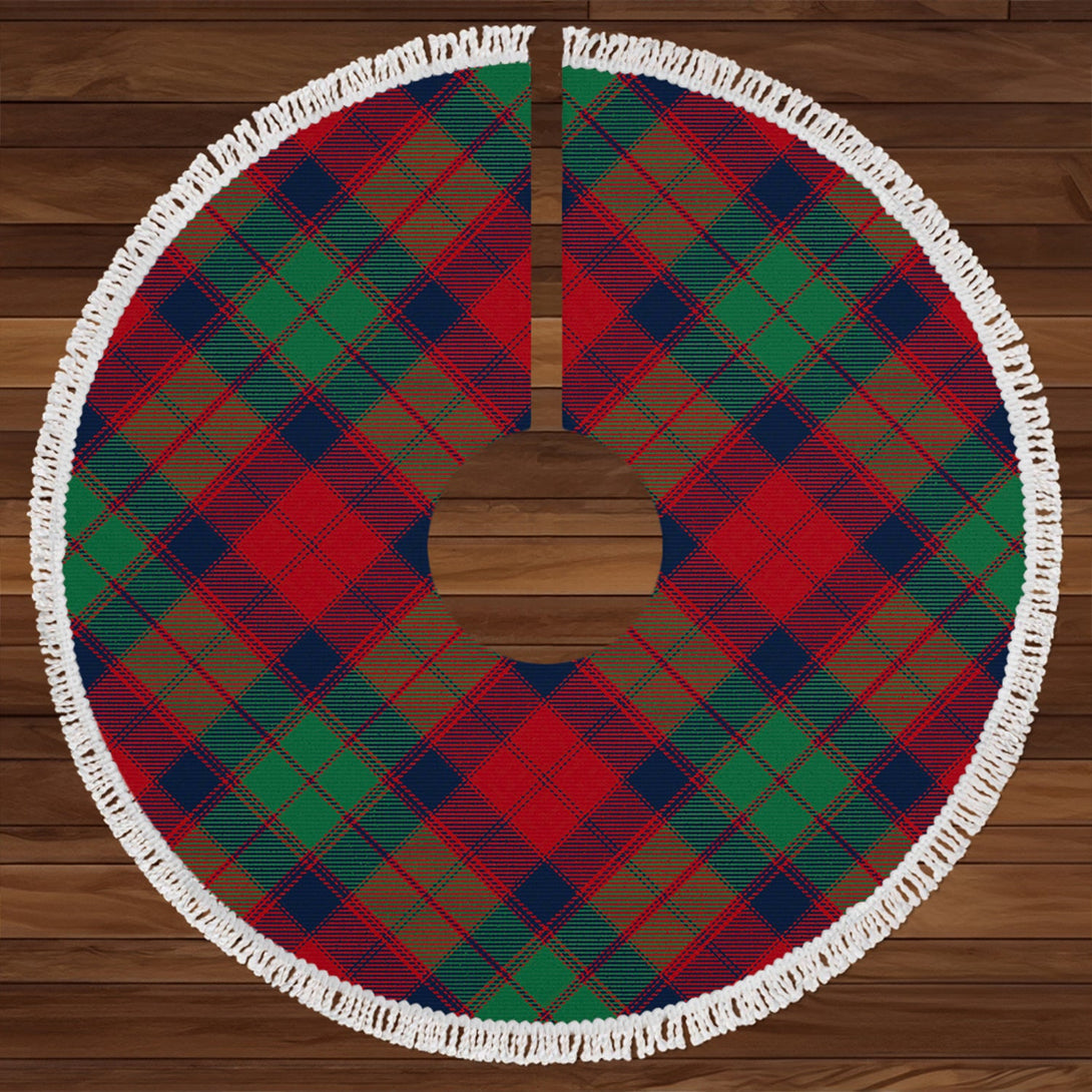 Fraser of Altyre Modern Clan Badge Tartan Christmas Tree Skirt