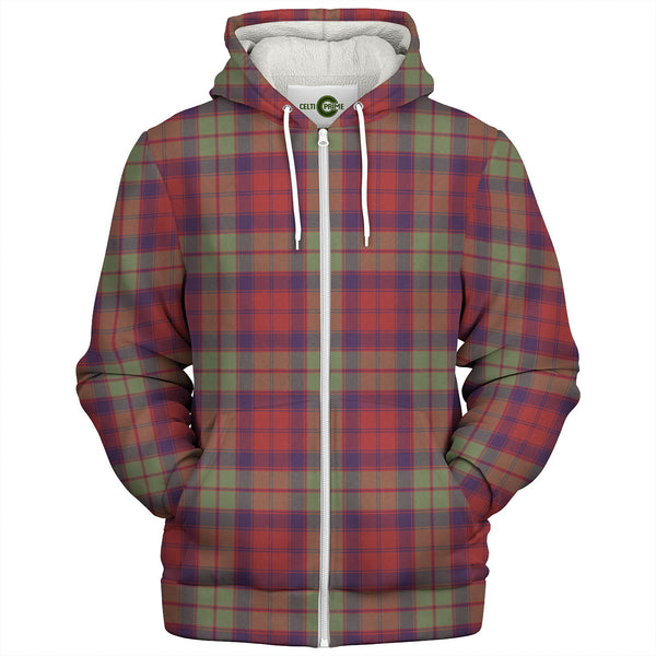 Fraser of Altyre Reconst Weathered Tartan Sherpa Hoodie