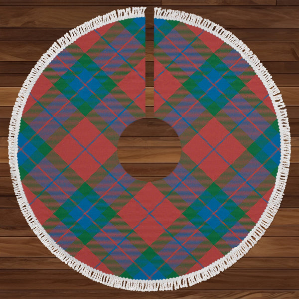 Fraser of Boblainy Hugh Ancient Clan Badge Tartan Christmas Tree Skirt