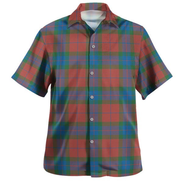 Fraser of Boblainy Hugh Ancient Clan Badge Tartan Hawaiian Shirt