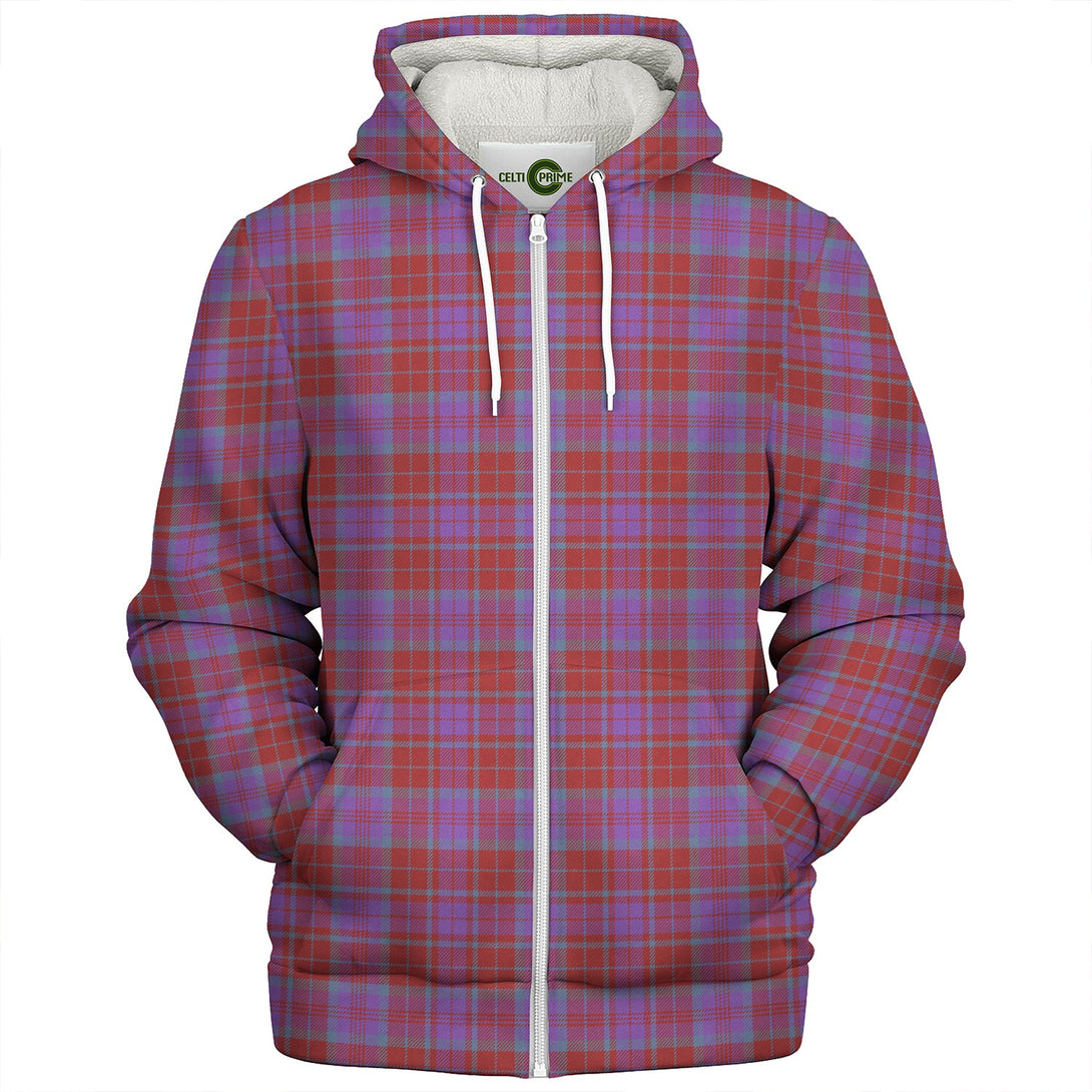 Fraser of Reelig Ancient Clan Badge Tartan Sherpa Hoodie