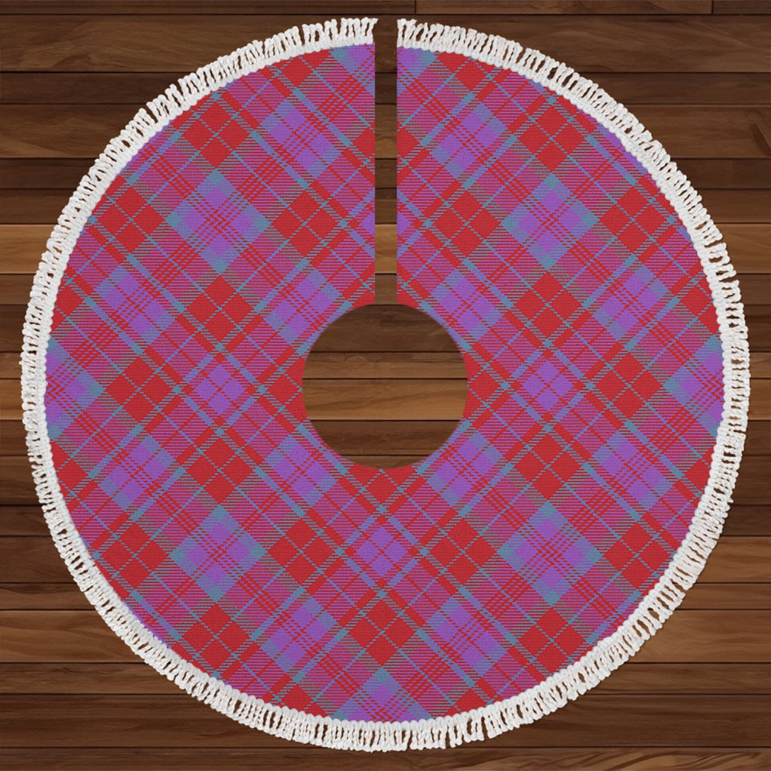 Fraser of Reelig Ancient Clan Badge Tartan Christmas Tree Skirt