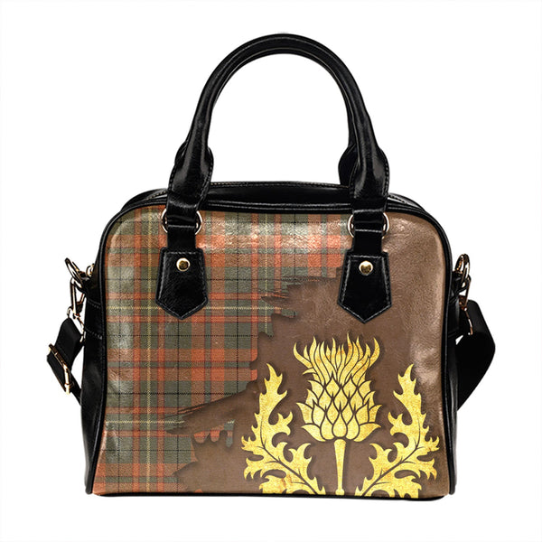 Frater Ancient Tartan Shoulder Handbag Thistle Oldest Style