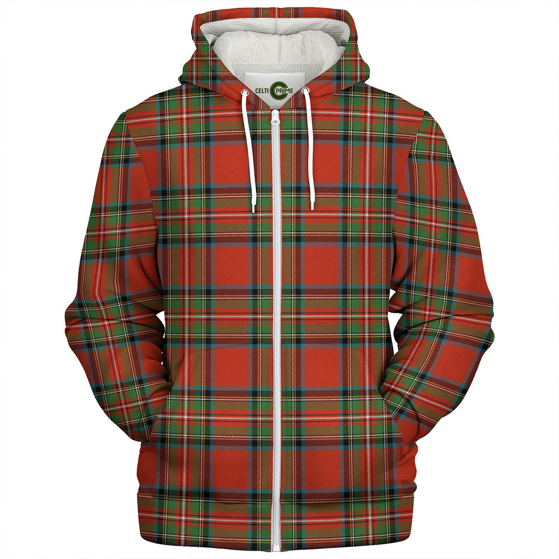 Fullarton Clan Badge Tartan Sherpa Hoodie