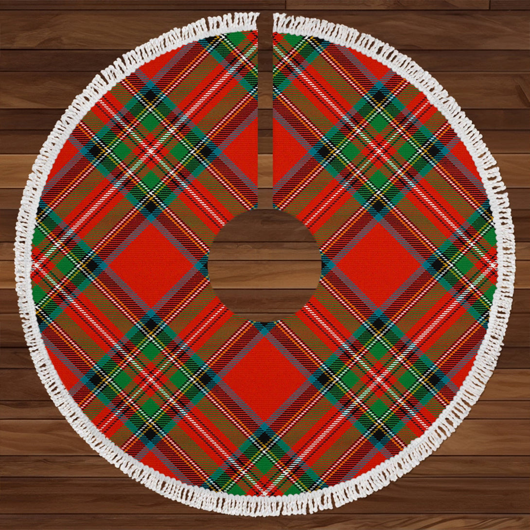 Fullarton Clan Badge Tartan Christmas Tree Skirt