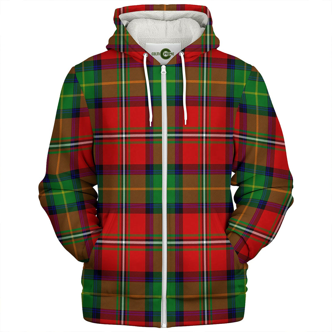 Fullerton Clan Badge Tartan Sherpa Hoodie