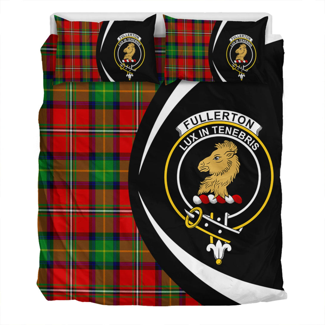 Fullerton Clan Badge Tartan Bedding Set Circle Style