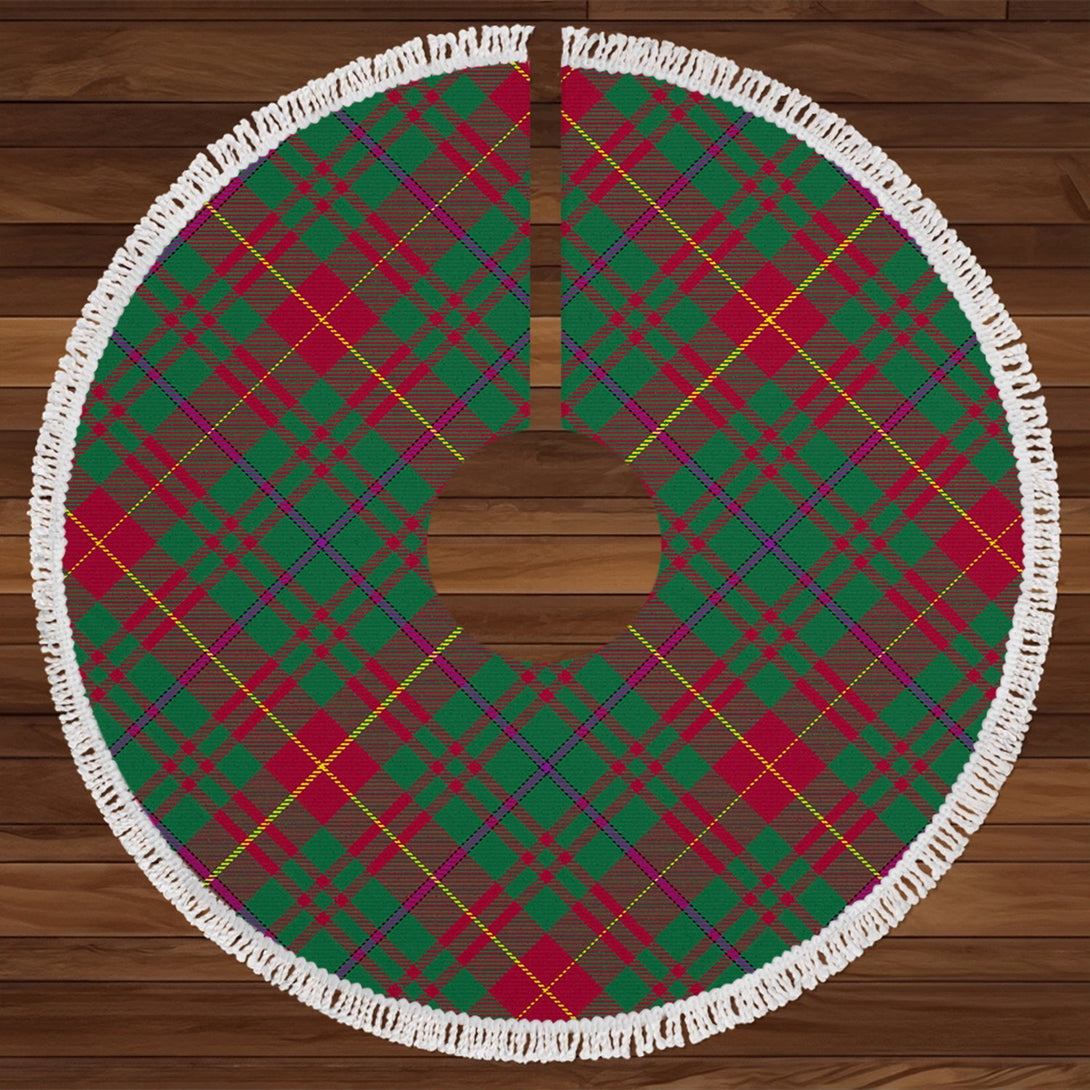 Fulton 1982 Modern Tartan Christmas Tree Skirt