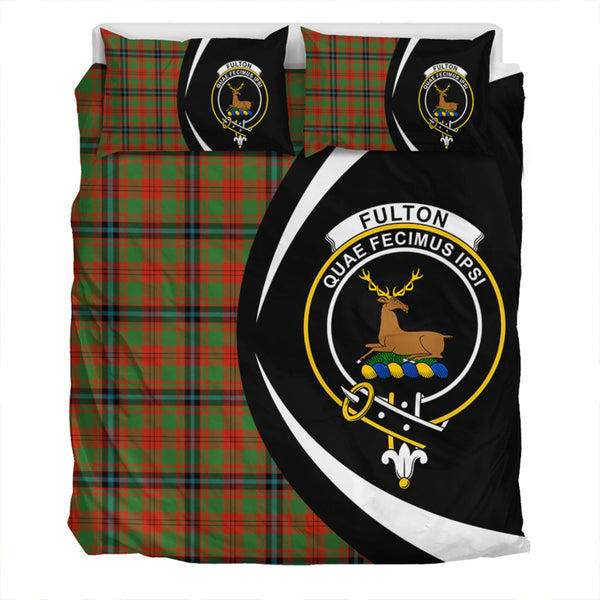 Fulton 1999 Ancient Clan Badge Tartan Bedding Set Circle Style