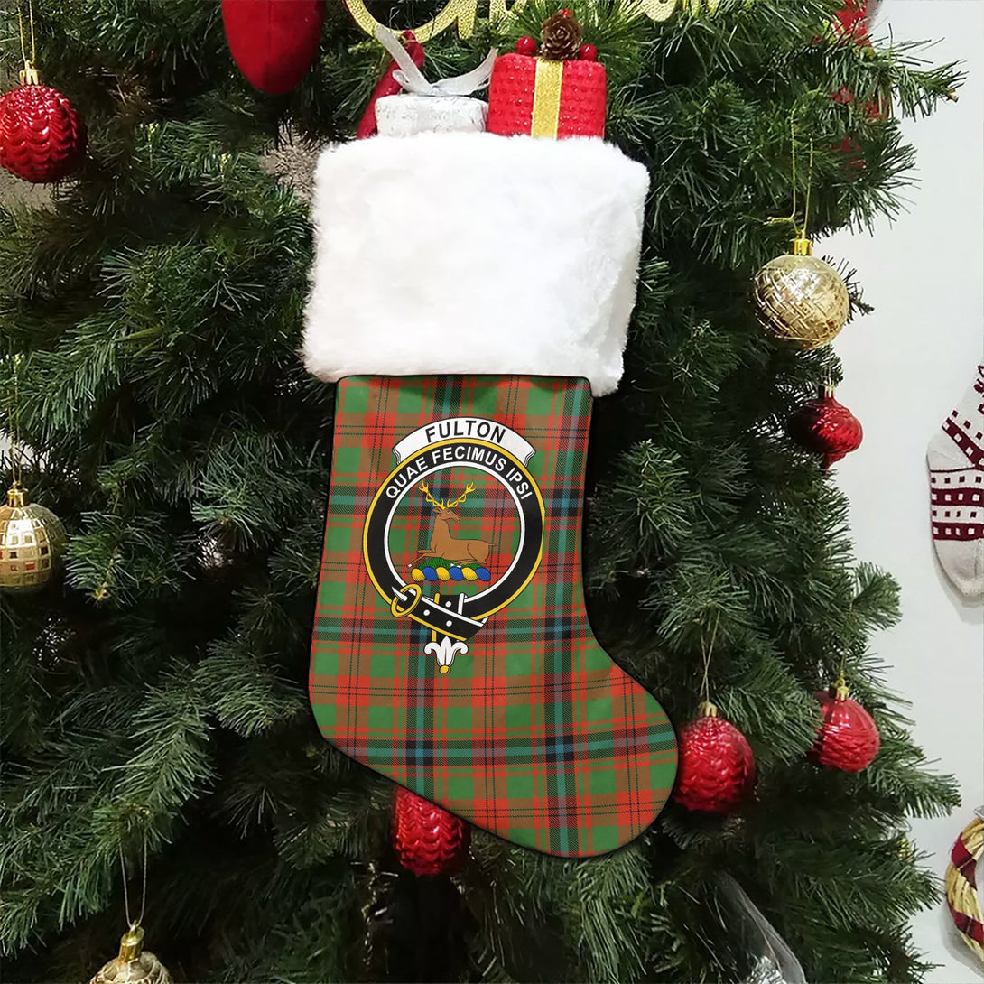 Fulton 1999 Ancient Clan Badge Tartan Christmas Stocking