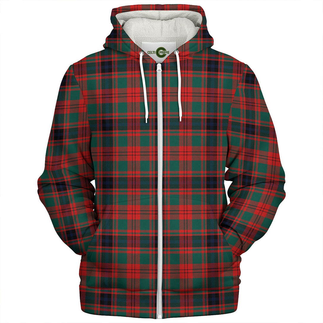 Fulton 1999 Modern Clan Badge Tartan Sherpa Hoodie