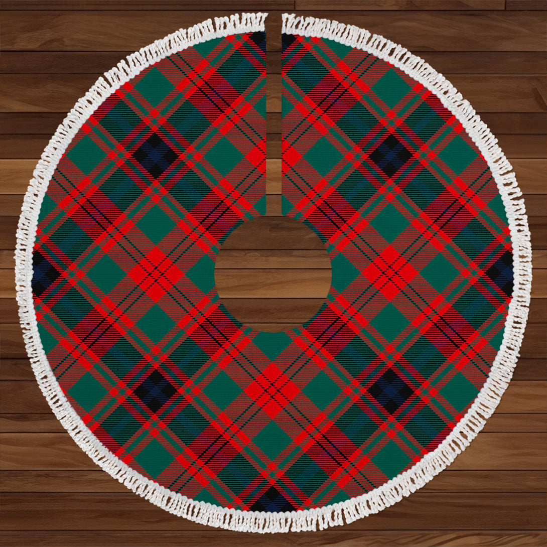 Fulton 1999 Modern Clan Badge Tartan Christmas Tree Skirt