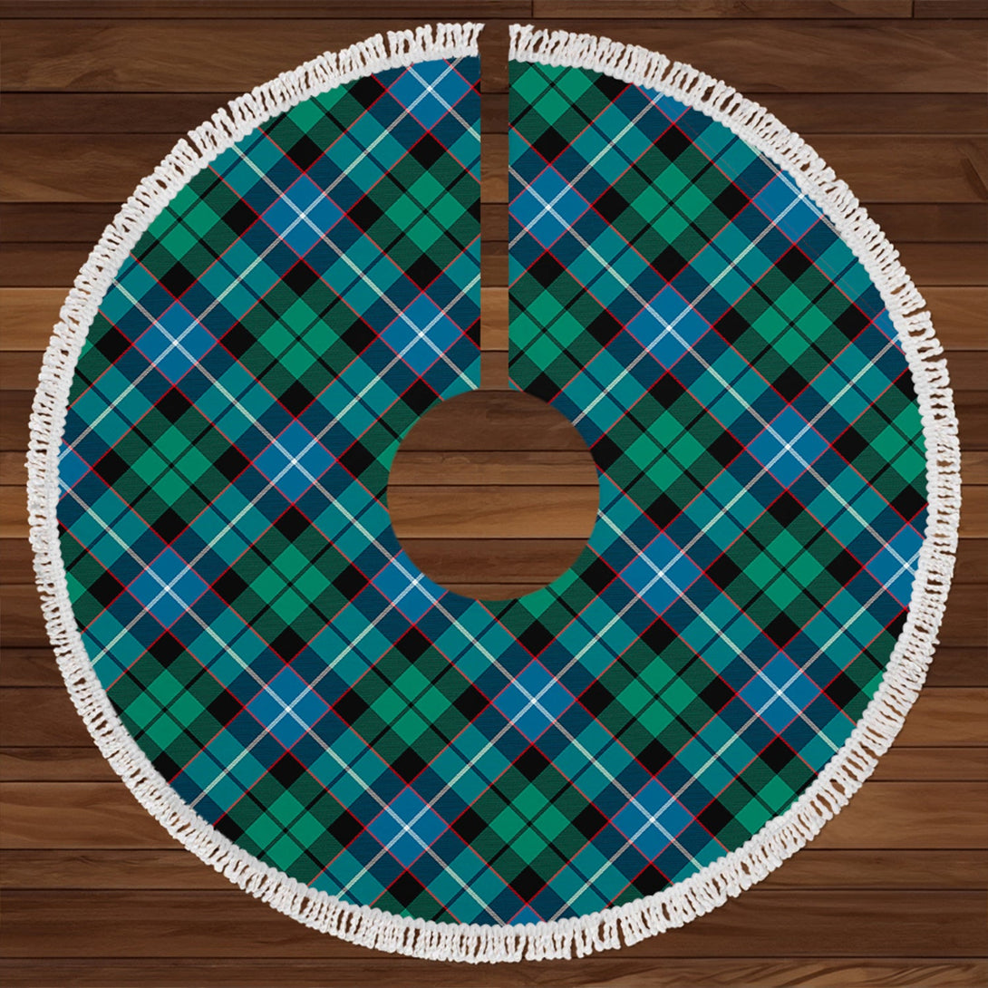 Galbraith Ancient Clan Badge Tartan Christmas Tree Skirt