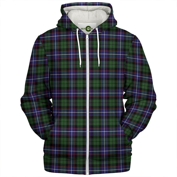 Galbraith Modern Clan Badge Tartan Sherpa Hoodie