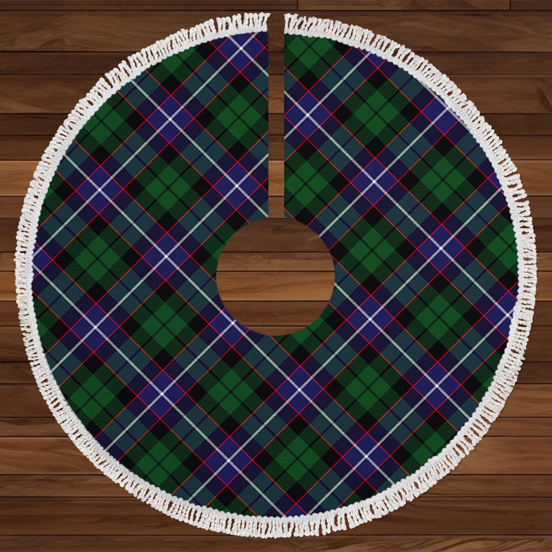 Galbraith Modern Clan Badge Tartan Christmas Tree Skirt