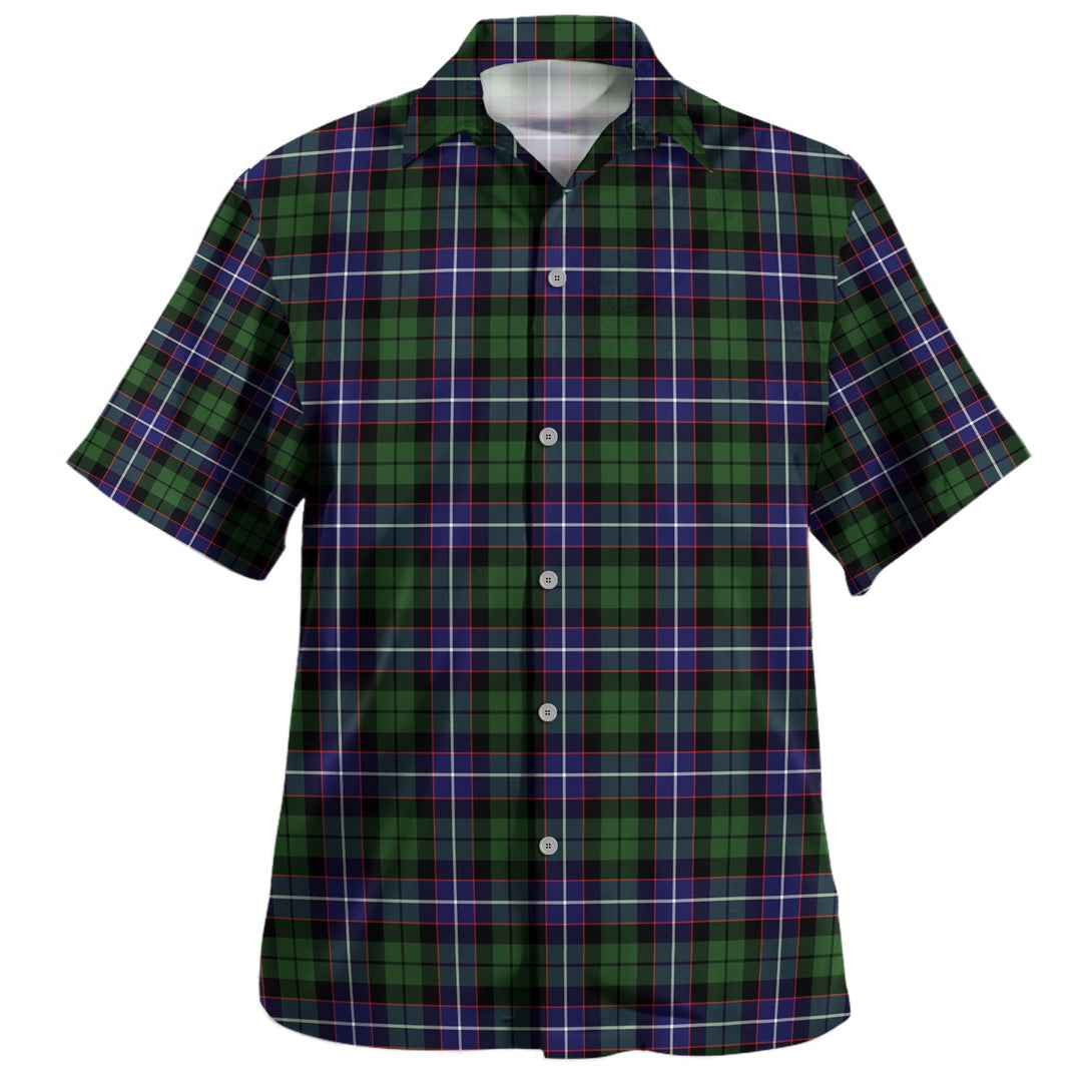 Galbraith Modern Clan Badge Tartan Hawaiian Shirt