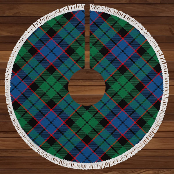 Gallamore Modern Tartan Christmas Tree Skirt