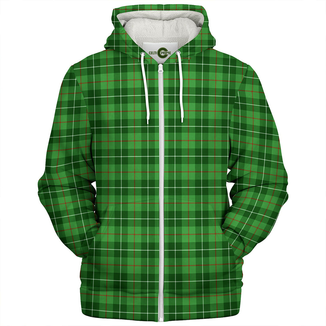 Galloway District Clan Badge Tartan Sherpa Hoodie