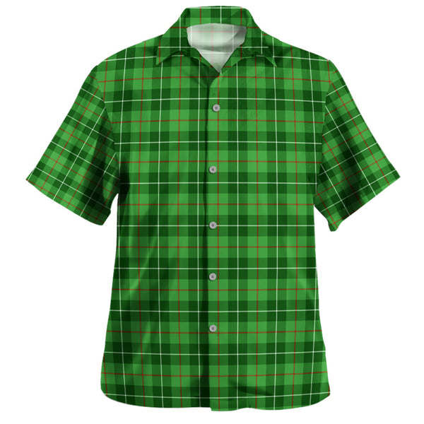 Galloway District Clan Badge Tartan Hawaiian Shirt