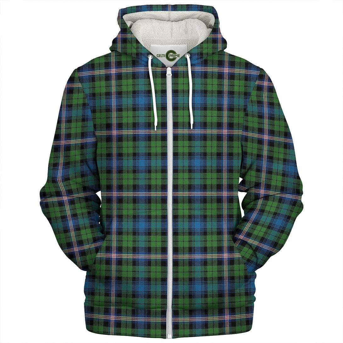 Gammell Ancient Clan Badge Tartan Sherpa Hoodie